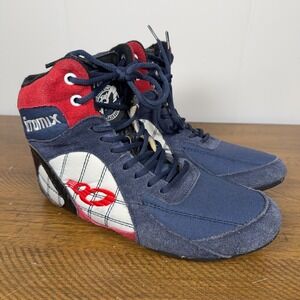 Otomix Shoes Mens 7.5 Blue Red Ninja Warrior‎ Bodybuilding Weightlifting Boxing
